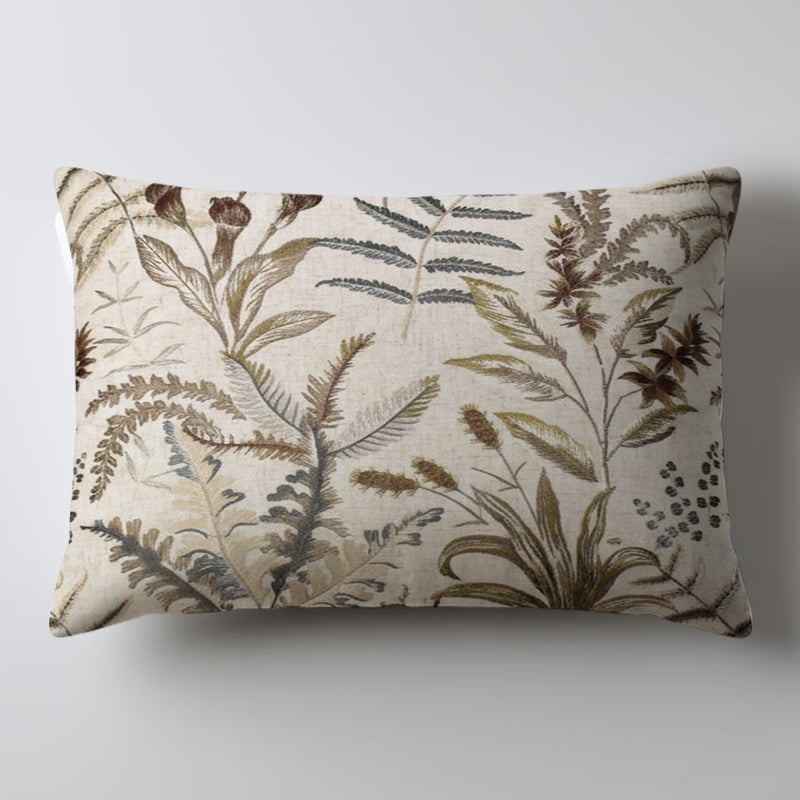 Tulip Warm Taupe Throw Pillow