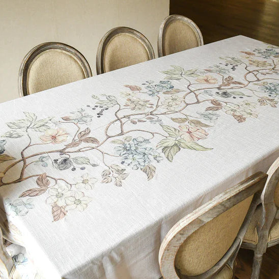 Earthy Blossoms Tablecloth