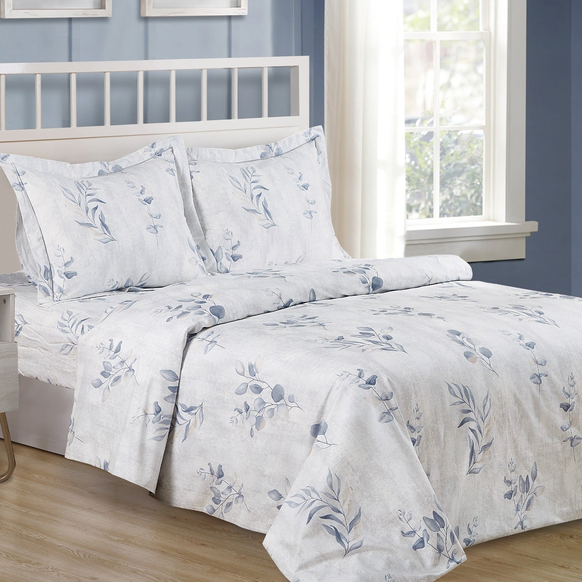 French Leaves 6 Piece Bedding Set