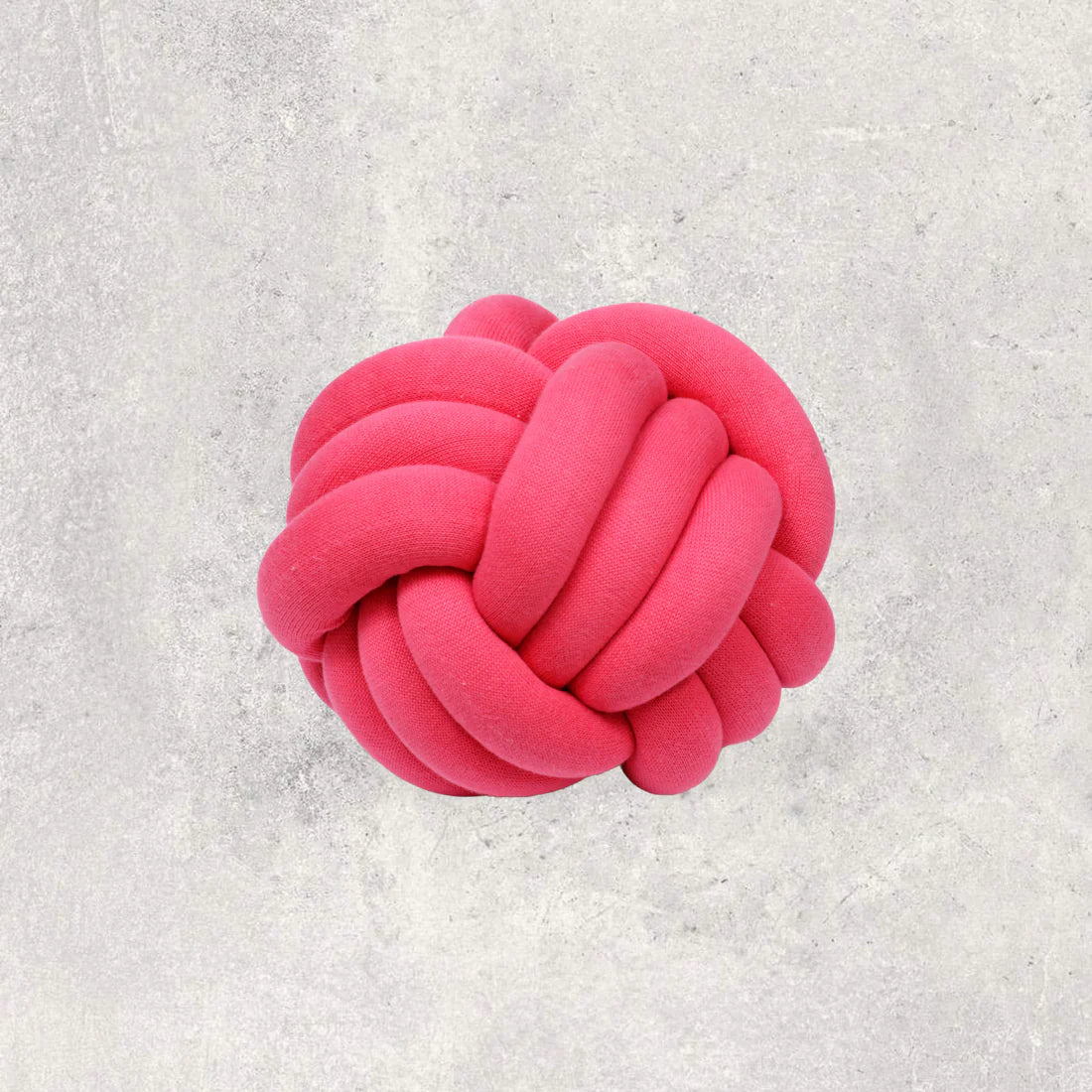Knot Pillow- Neon Pink