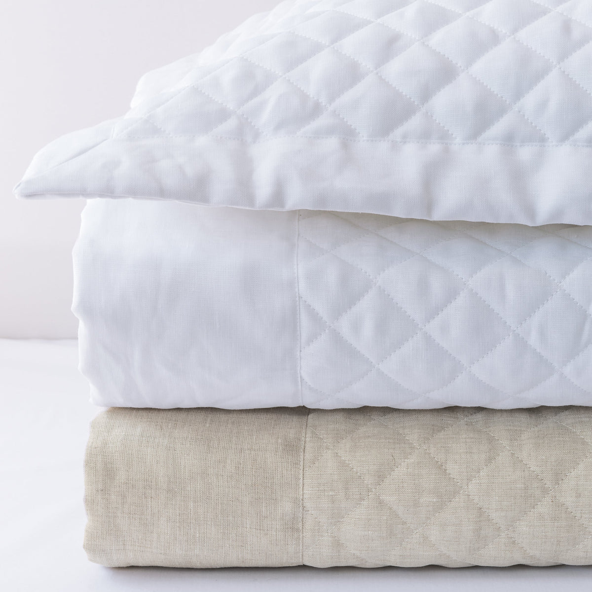 Hudson Linen Quilt and Shams