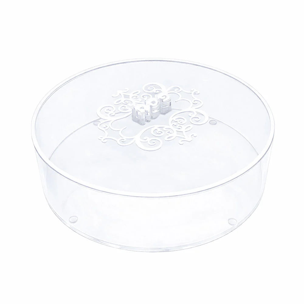 Lucite Filigree Matzah Box