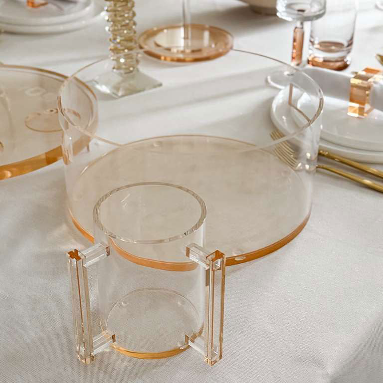 Amber Lucite Wash Cup