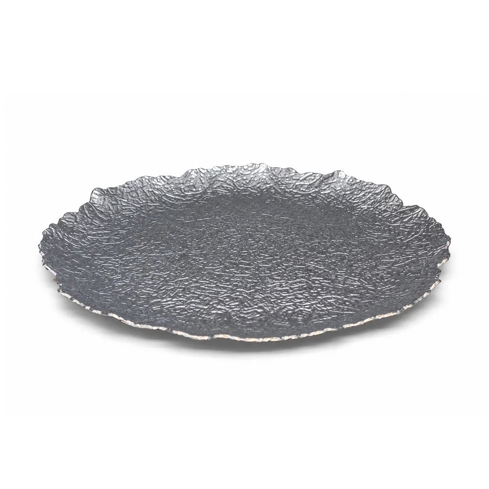 Textured Charger Plates 4pk