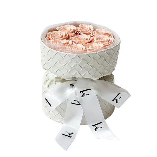 Leatherette Bouquet with Preserved Roses