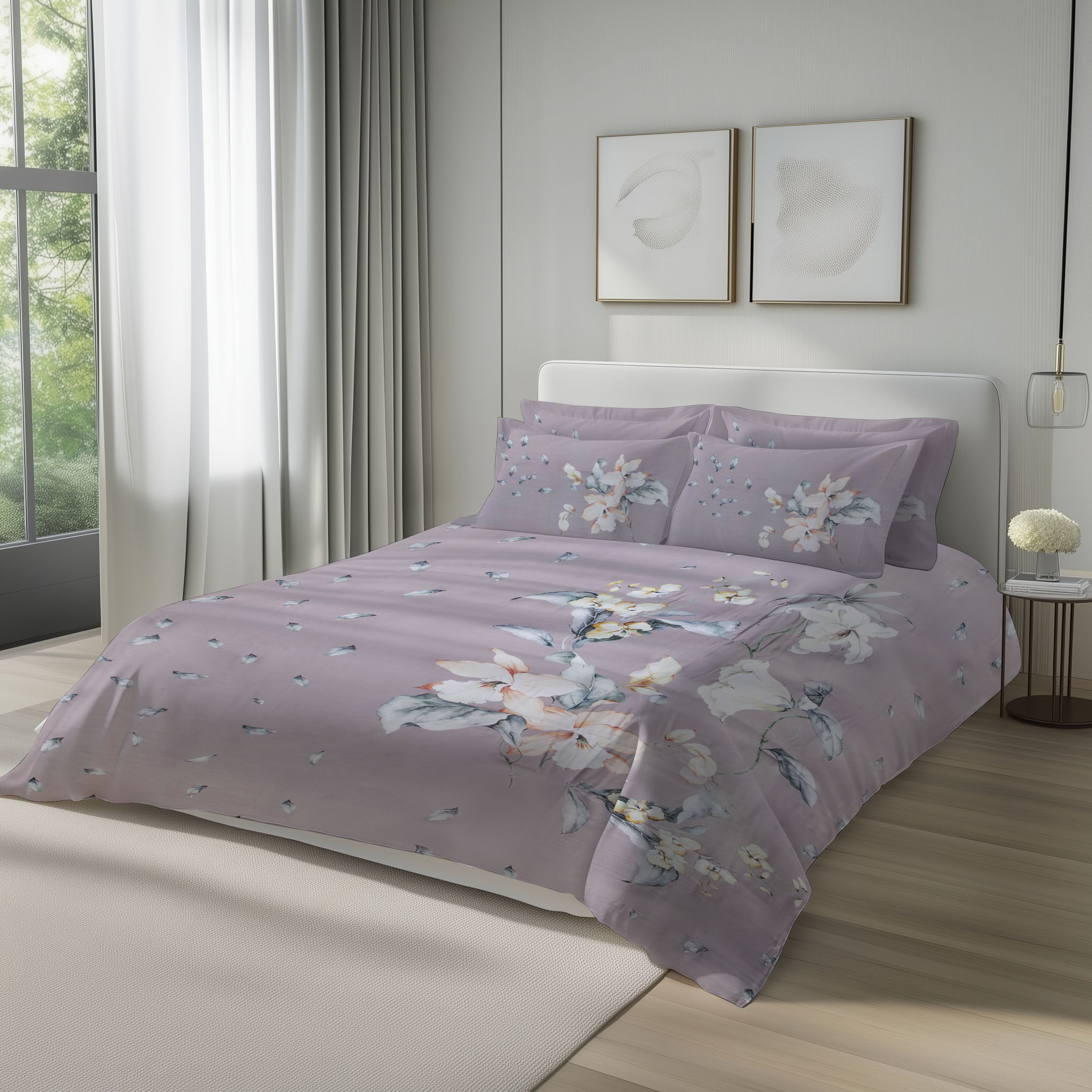 Lilia 4 Piece Bedding Set