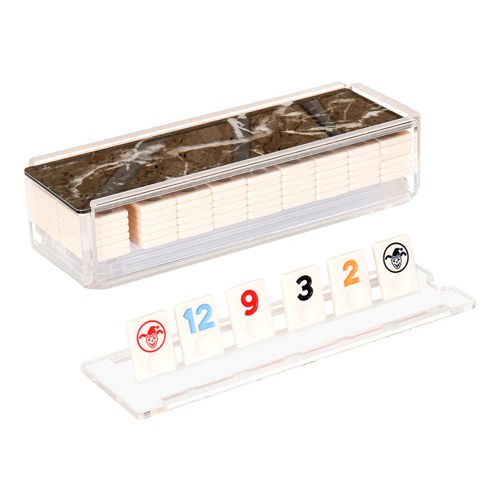 Lucite Rummy Game