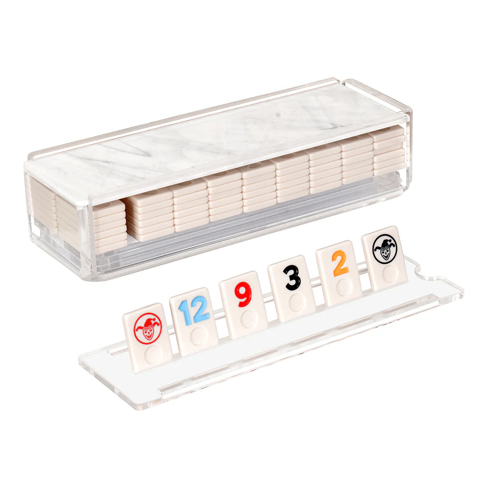 Lucite Rummy Game