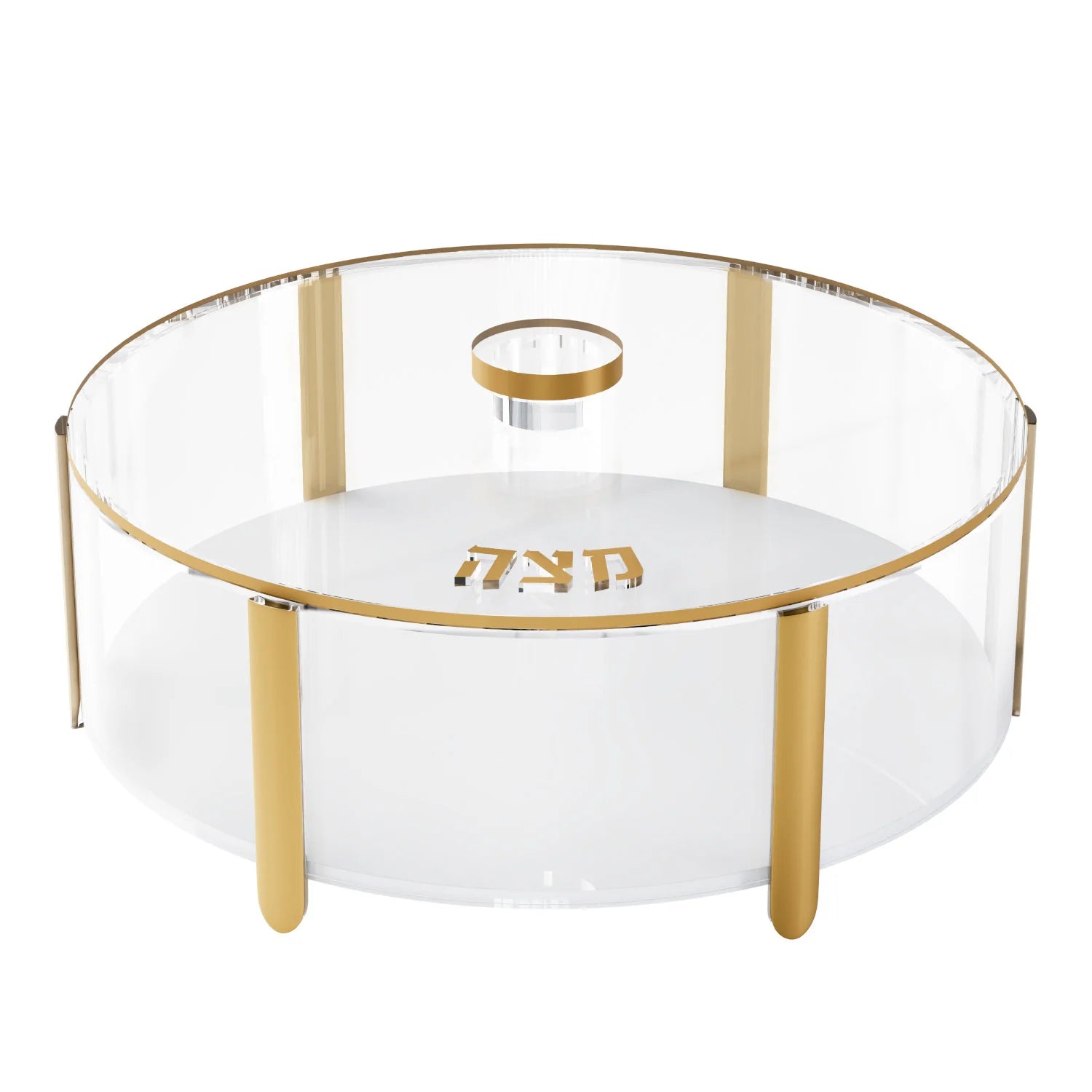 Pillar Round Matzah Box