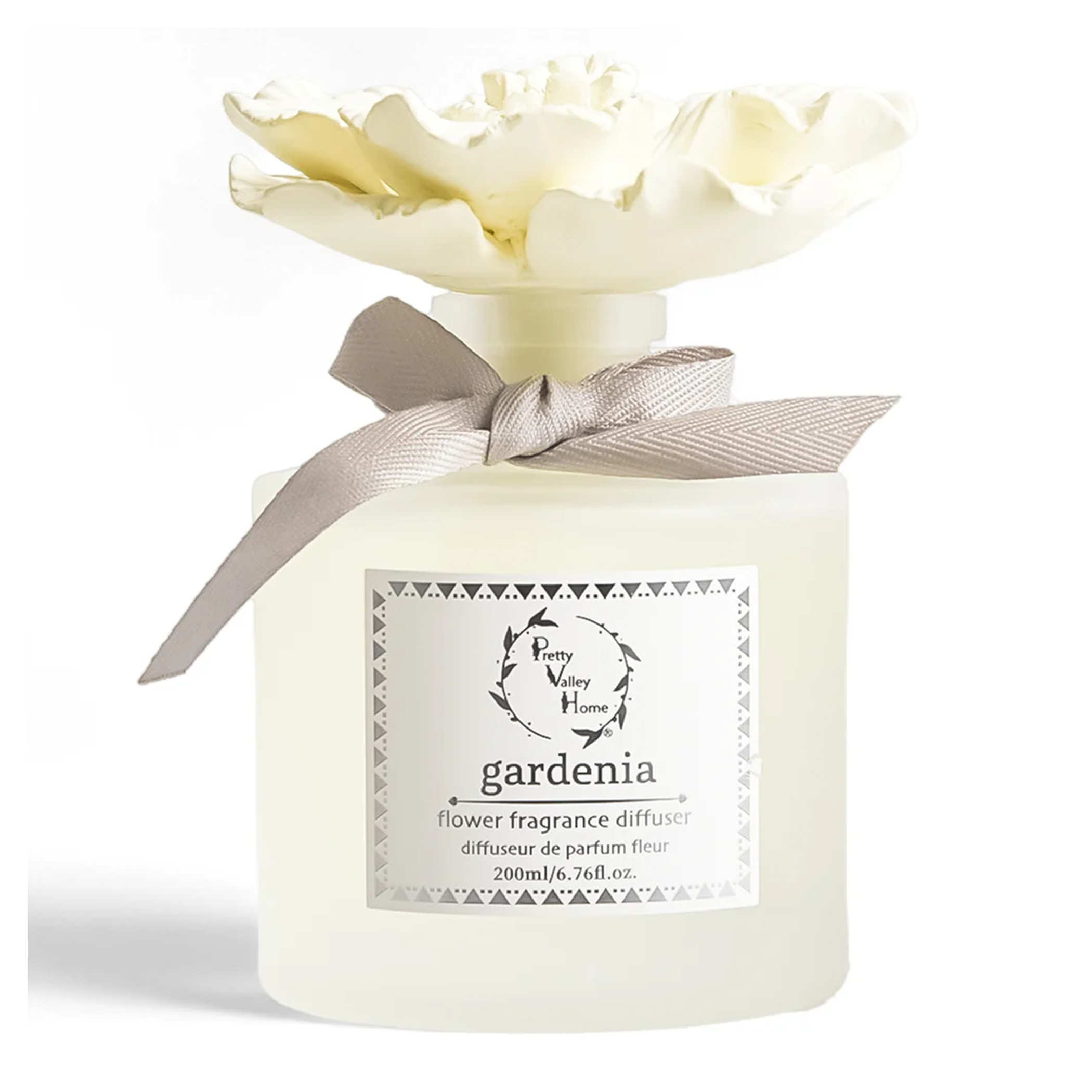 Yellow Ceramic Flower Diffuser - Gardenia