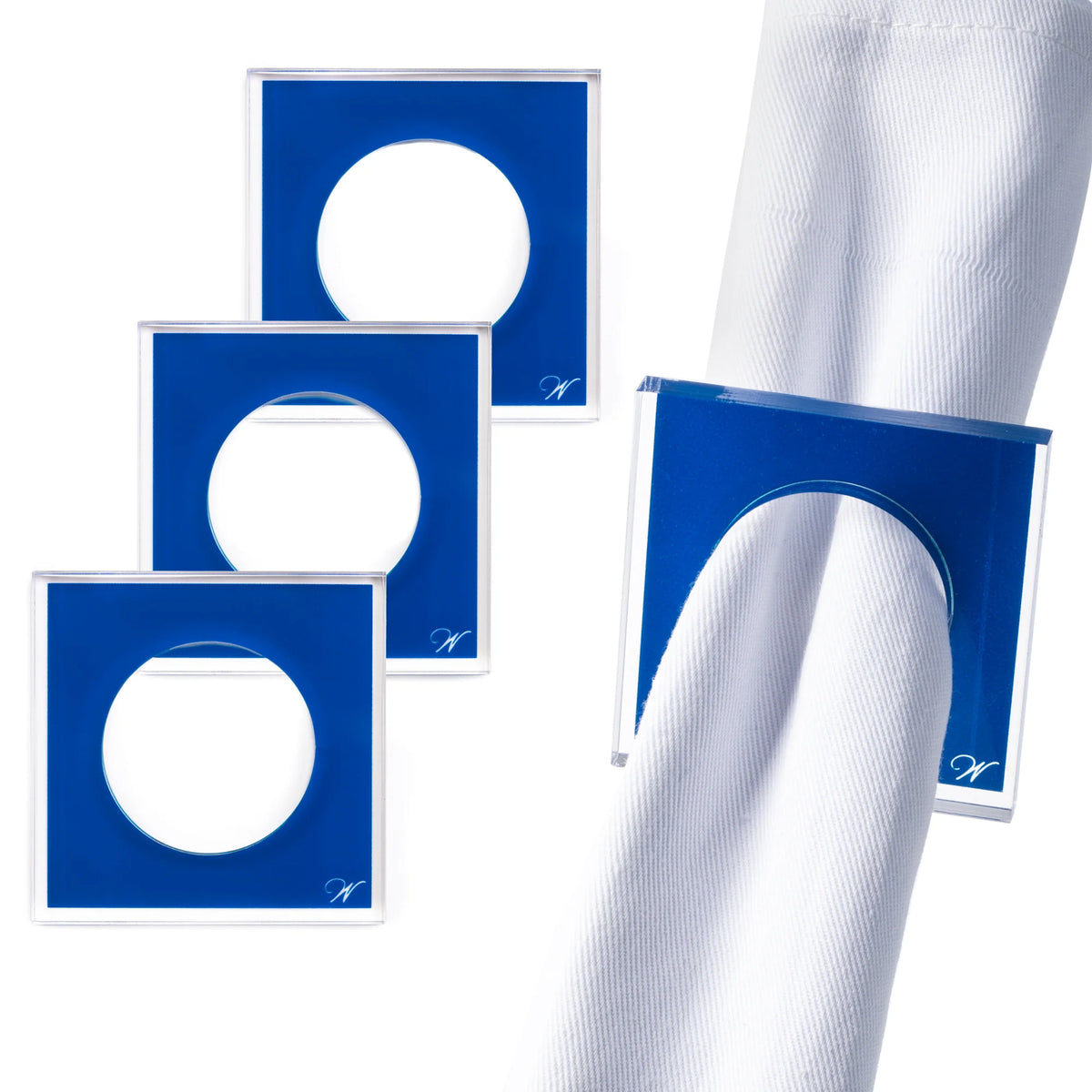 Waterdale Collection Square Napkin Rings