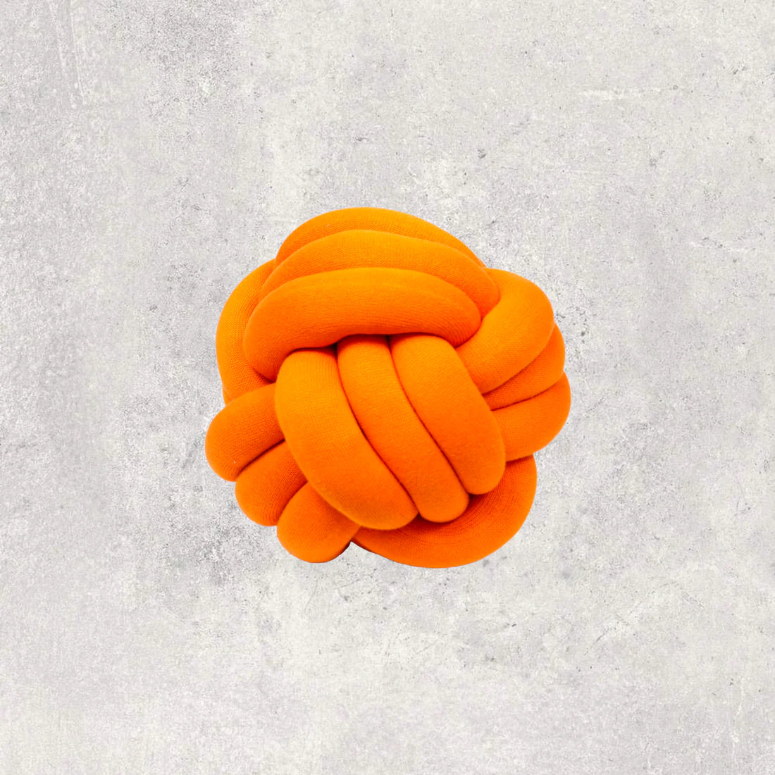 Knot Pillow - Neon Orange
