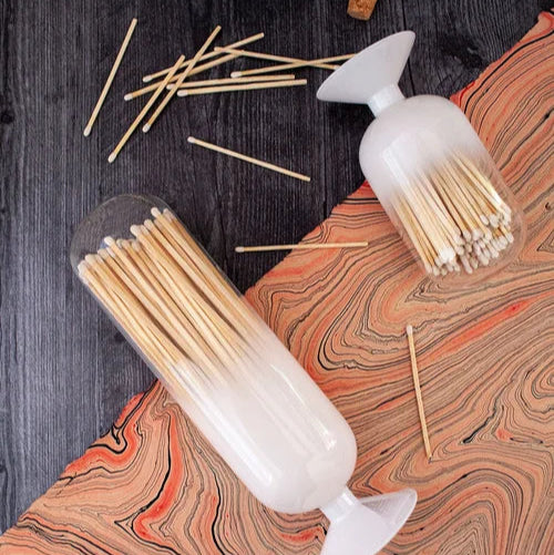 Cloud Match Cloche With White-Tipped Matches