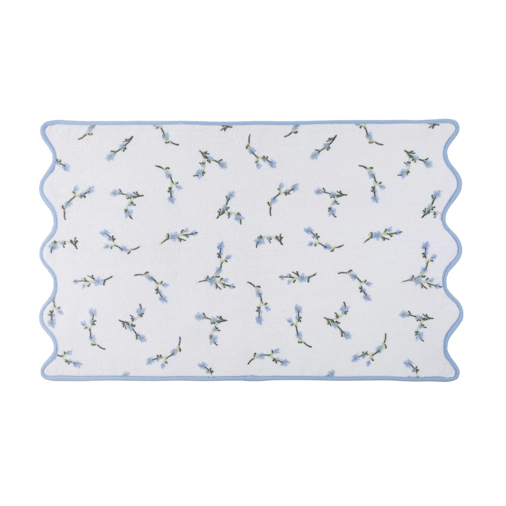 Floral Scallop Towels