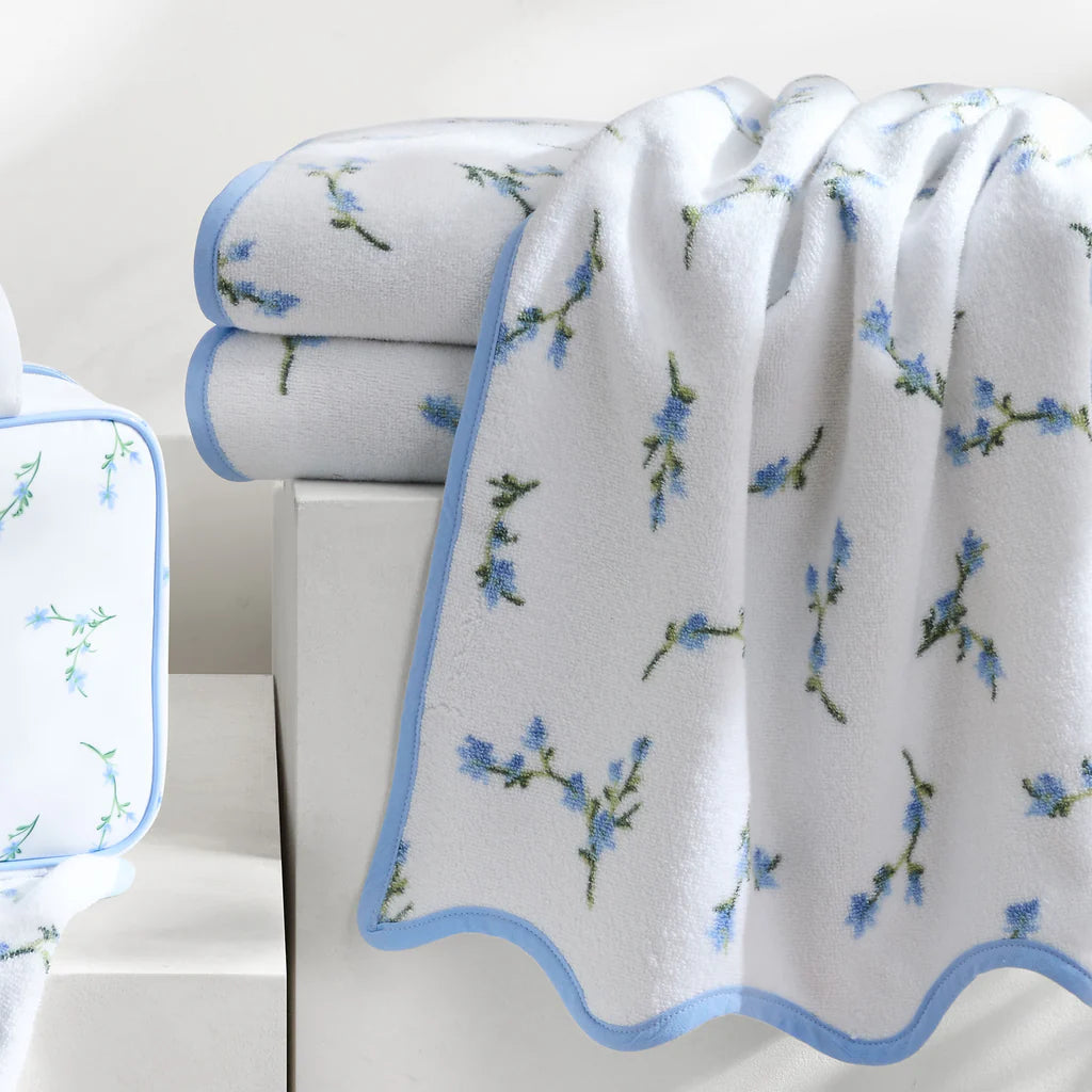 Floral Scallop Towels