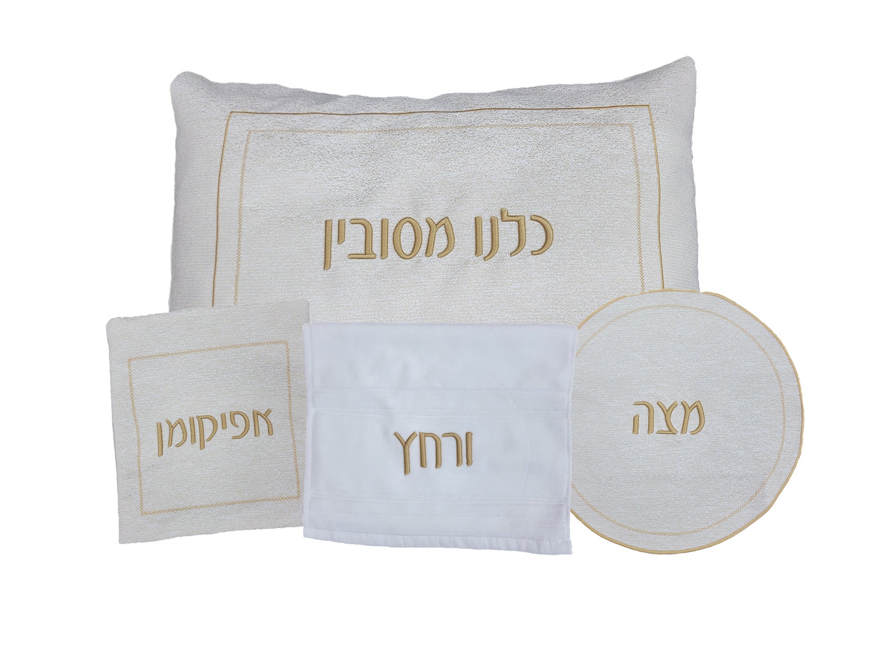 Peradi Pesach Set Hemstitch Gold