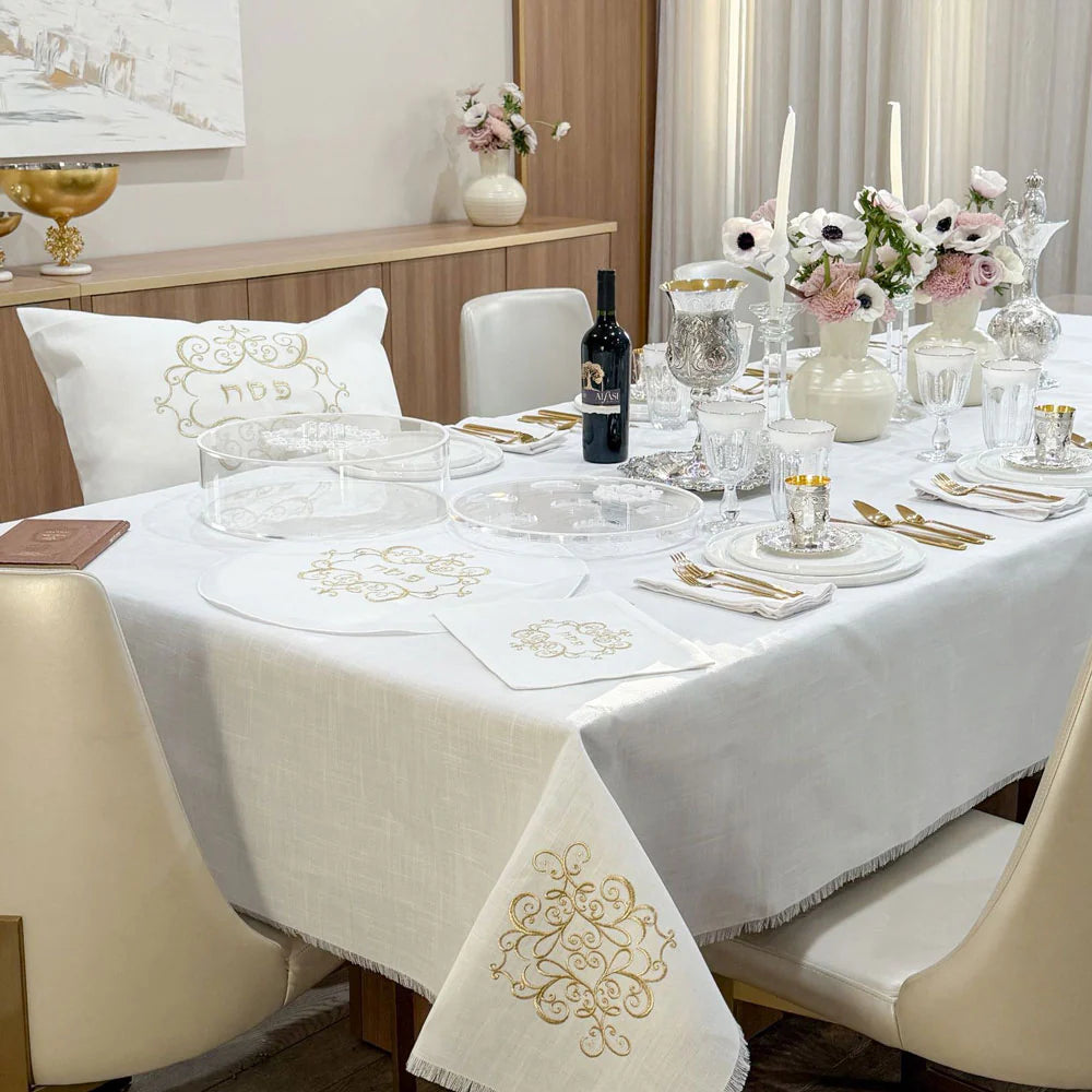 Whisper Weave Filigree Pesach Set