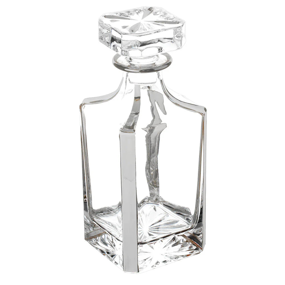 Crystal Decanter Square Design Set