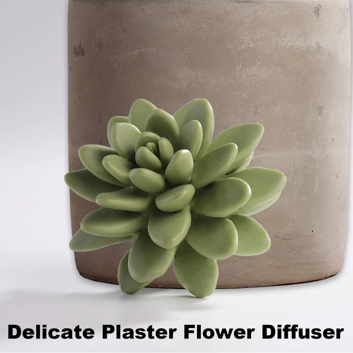 Succulent Diffuser Ceramic Planter Set - Frozen Pear