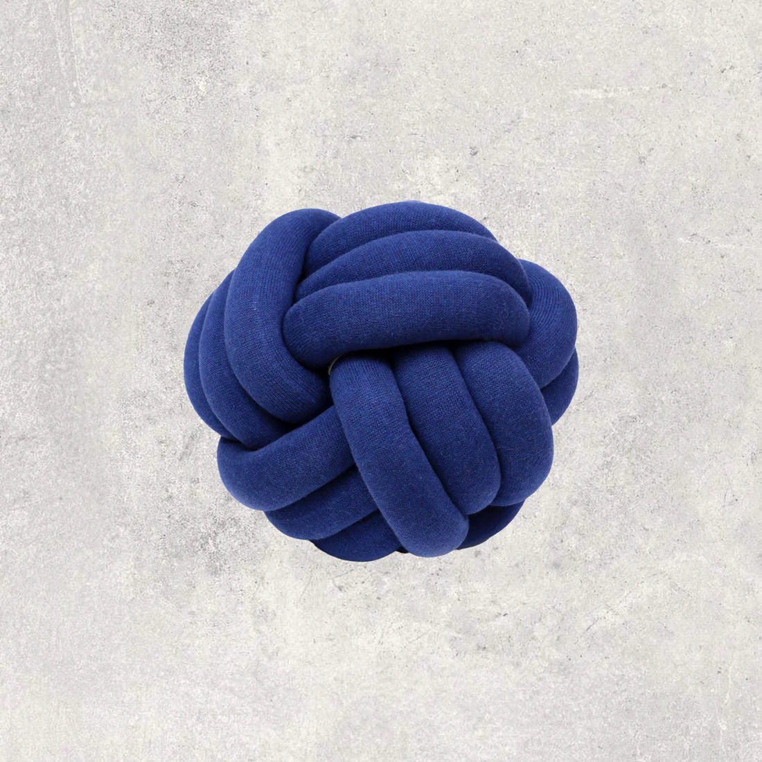 Knot Pillow - Federal Blue Mel