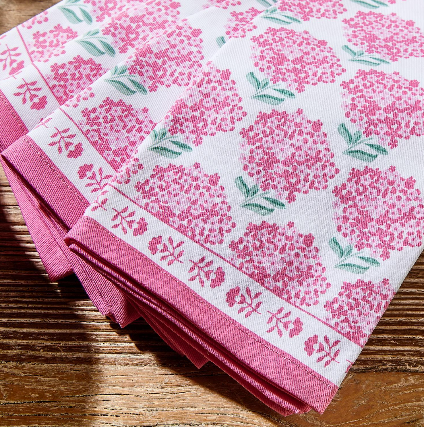 Pink Hydrangea Cloth Napkin