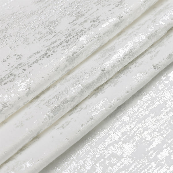 Silver Mosaic Print Velvet Tablecloth - Thumbnail 2