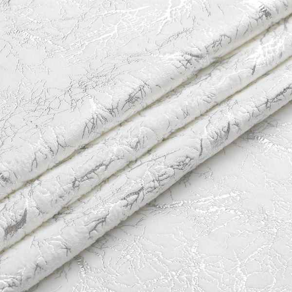 Silver Branch Velvet Tablecloth