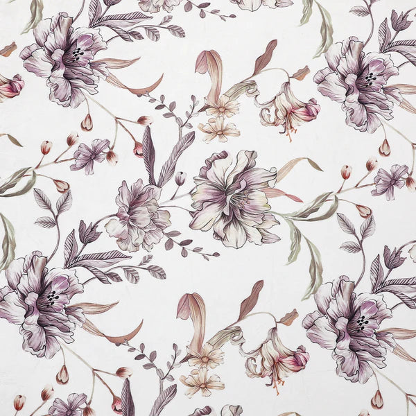 Pastel Floral Tablecloth Velvet