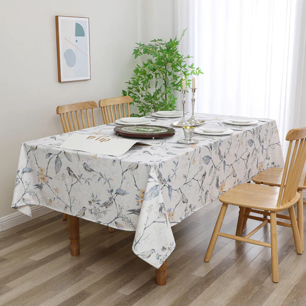 Blue Branch Songbirds Tablecloth