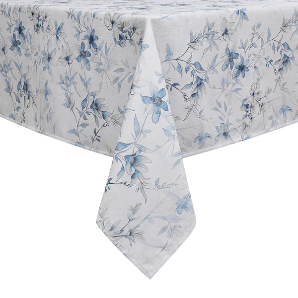 Harvest Weave - Soft Blue Flowers