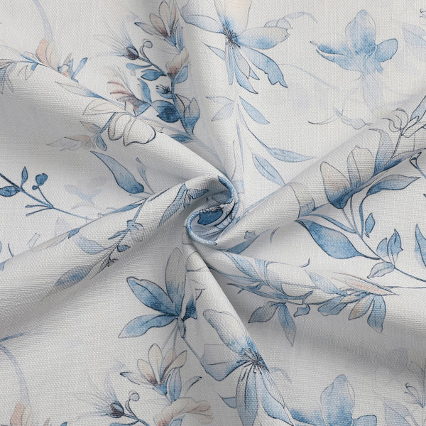 Harvest Weave - Soft Blue Flowers