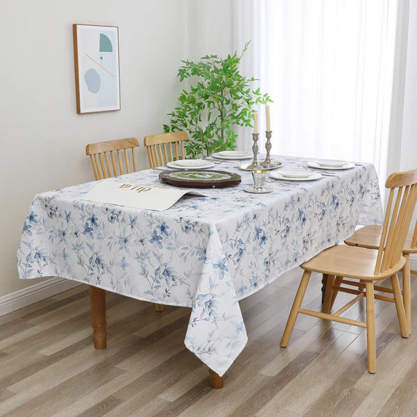 Harvest Weave - Soft Blue Flowers
