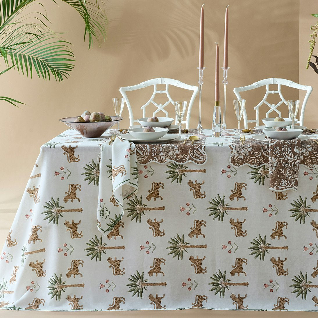 Tiger Palm Tablecloth