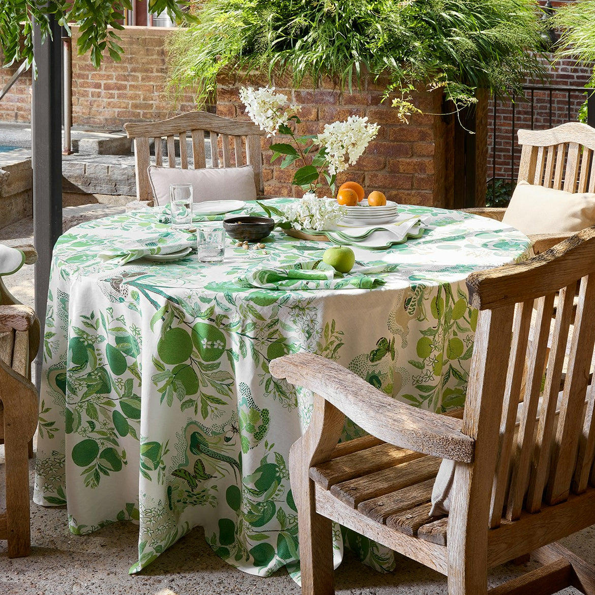 Matouk Citrus Garden Tablecloth