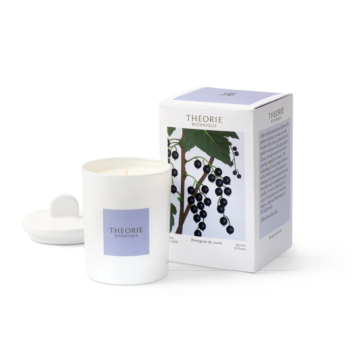 THEORIE BOTANIQUE BUDLING OF CASSIS CANDLE 50 HOURS