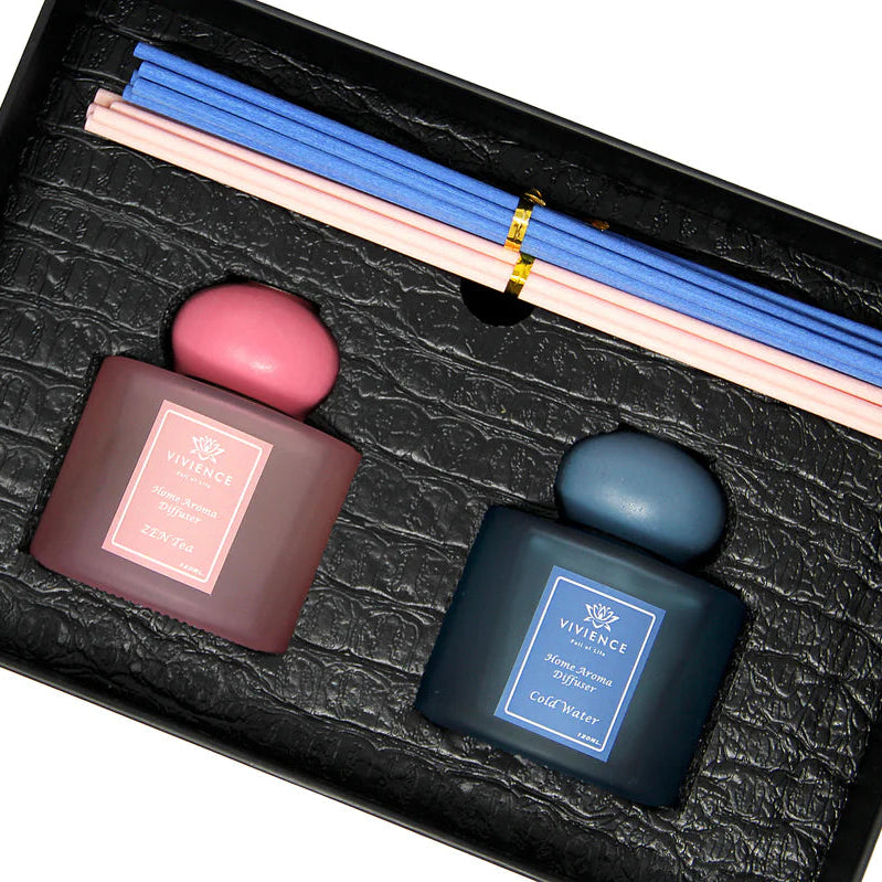 Set of 2 Diffusers - Blue & Pink