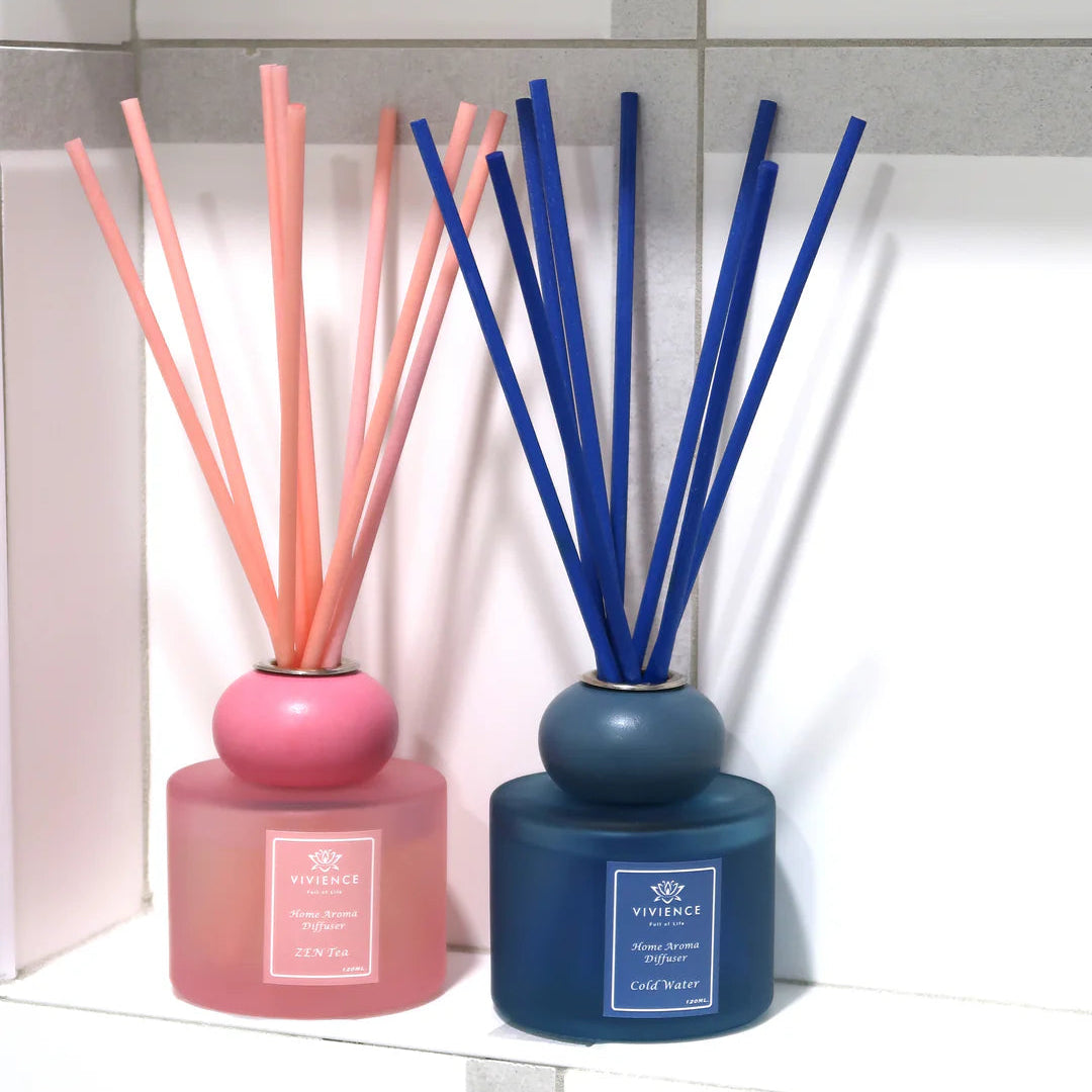 Set of 2 Diffusers - Blue & Pink