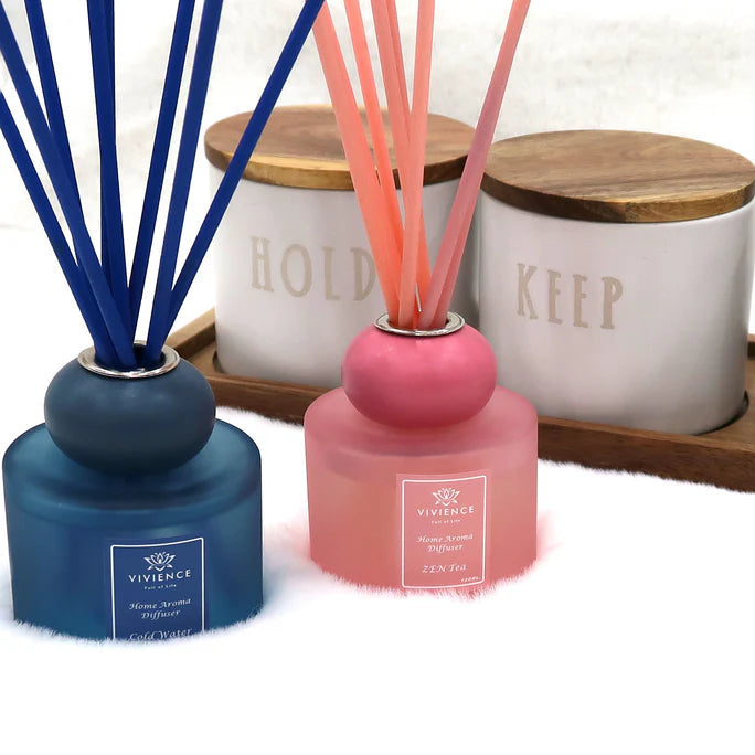 Set of 2 Diffusers - Blue & Pink