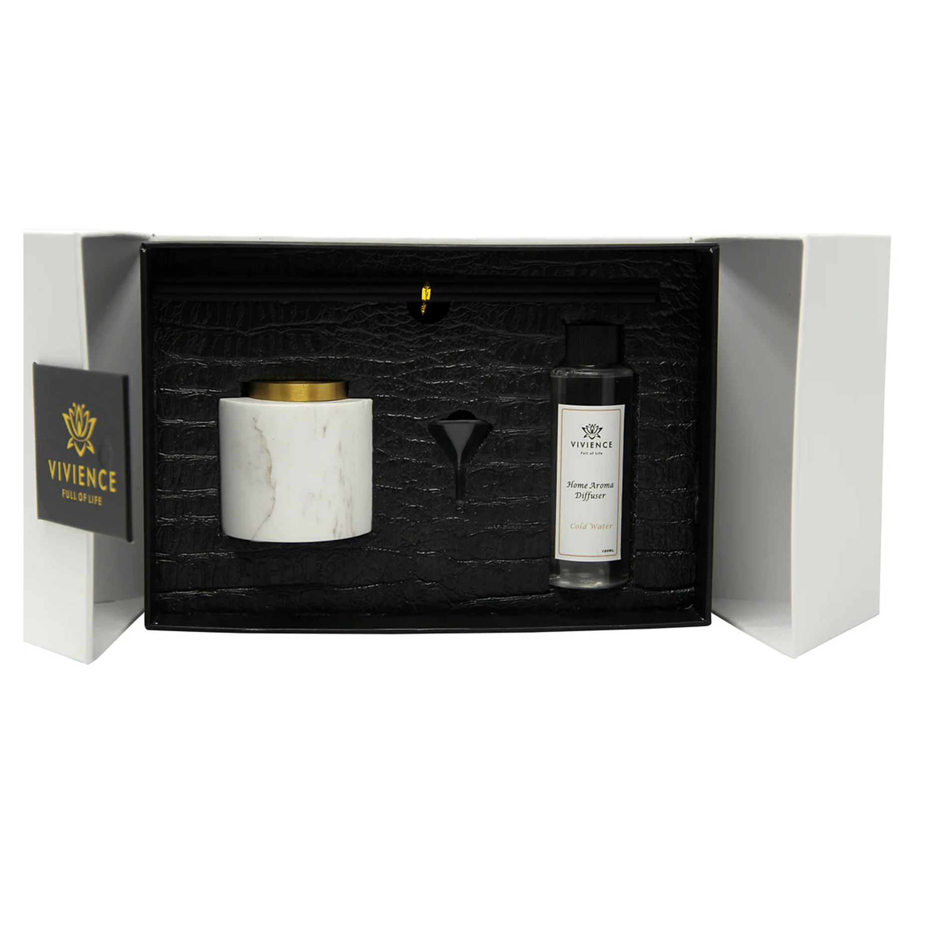 White Marble Reed Diffuser - White Flower Scent