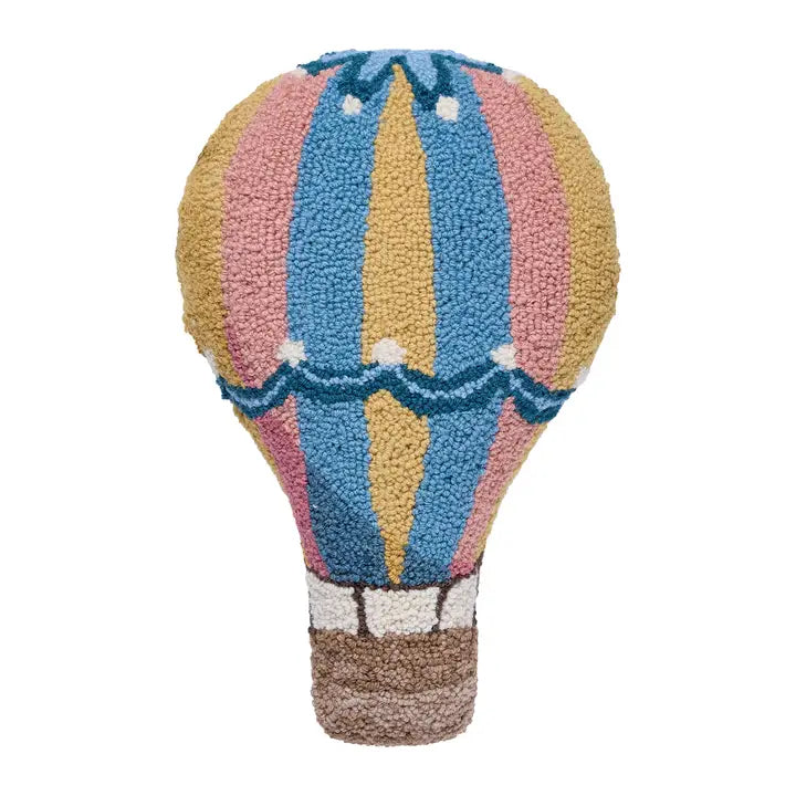 Shaped Hot Air Balloon Throw Pillow