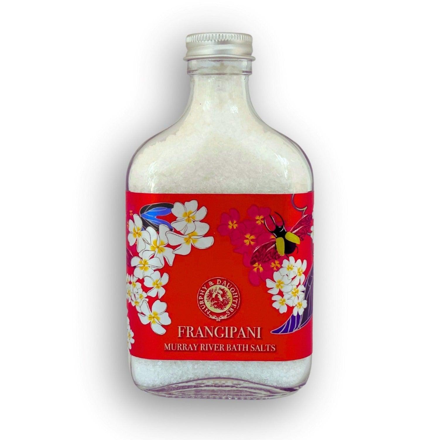 Bath Salt Bottle- Frangipani - Elegant Linen