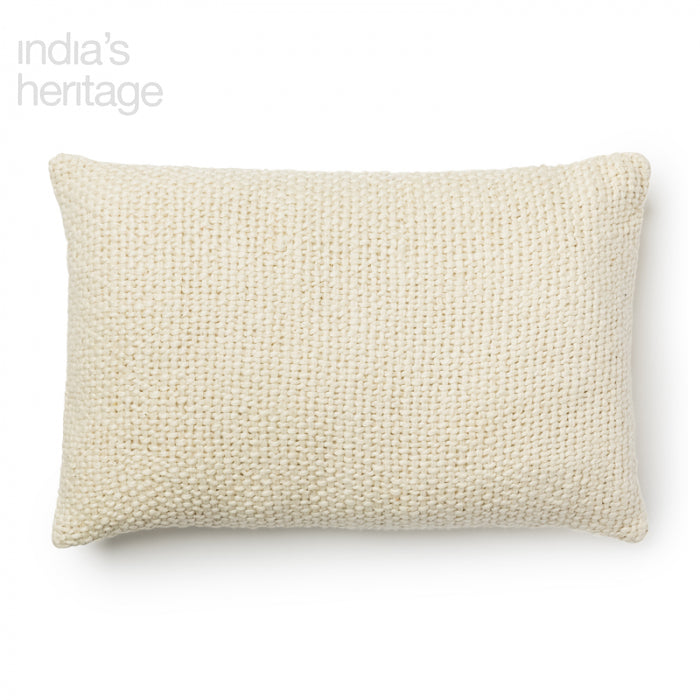 Madera Cross Weave Cotton Pillow