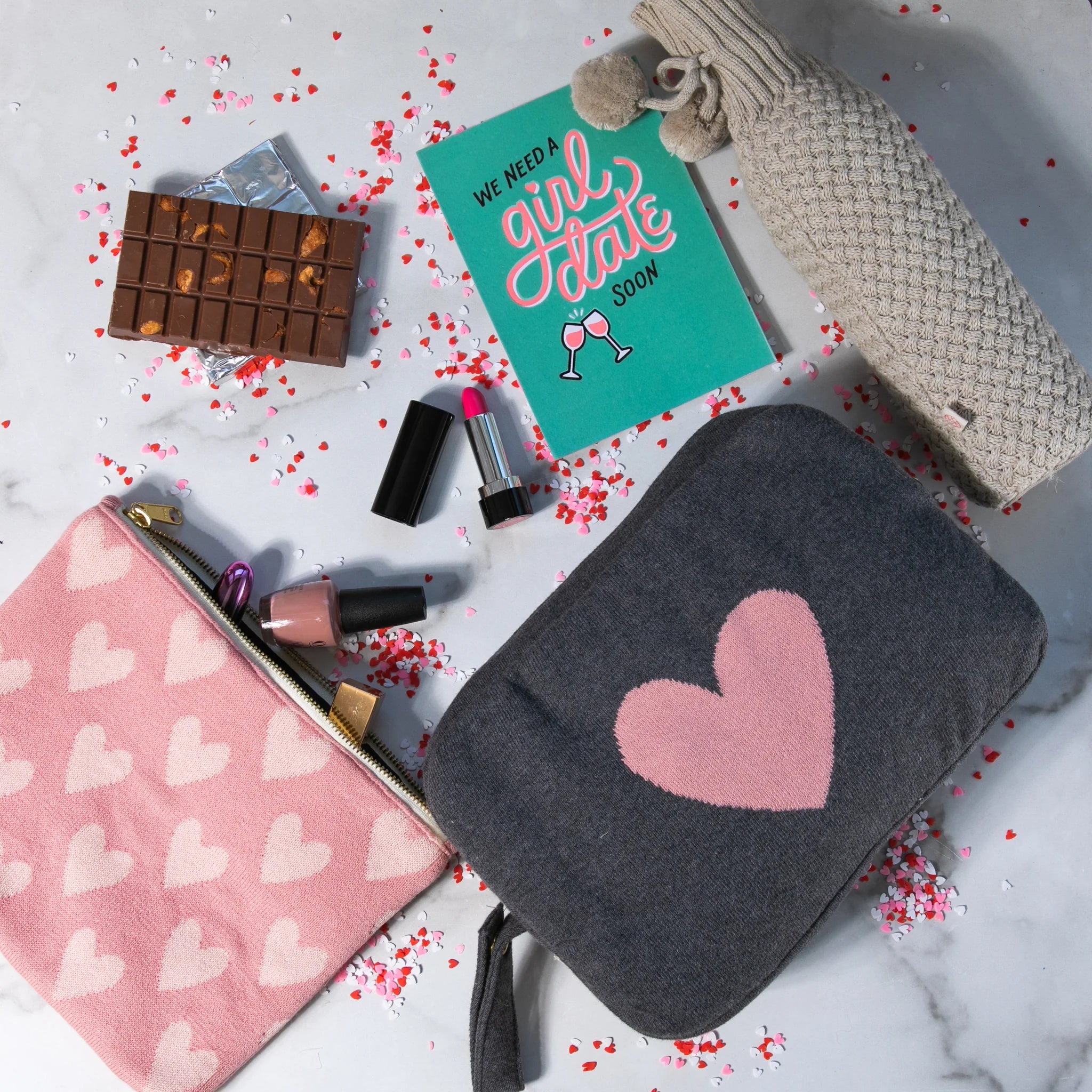 Hearts and Xoxo - Blossom Pouch Set