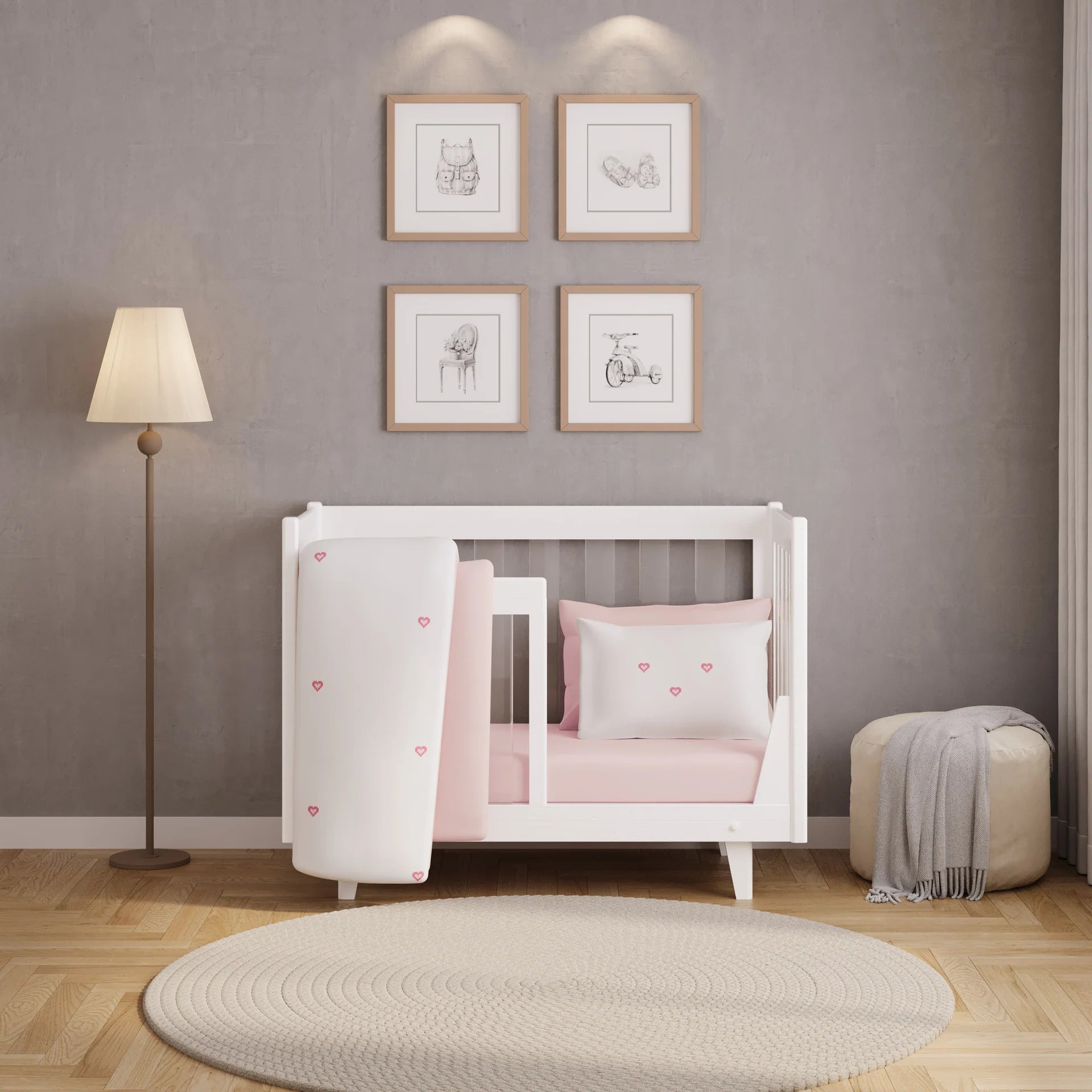 The Paloma 4 Piece Crib Set