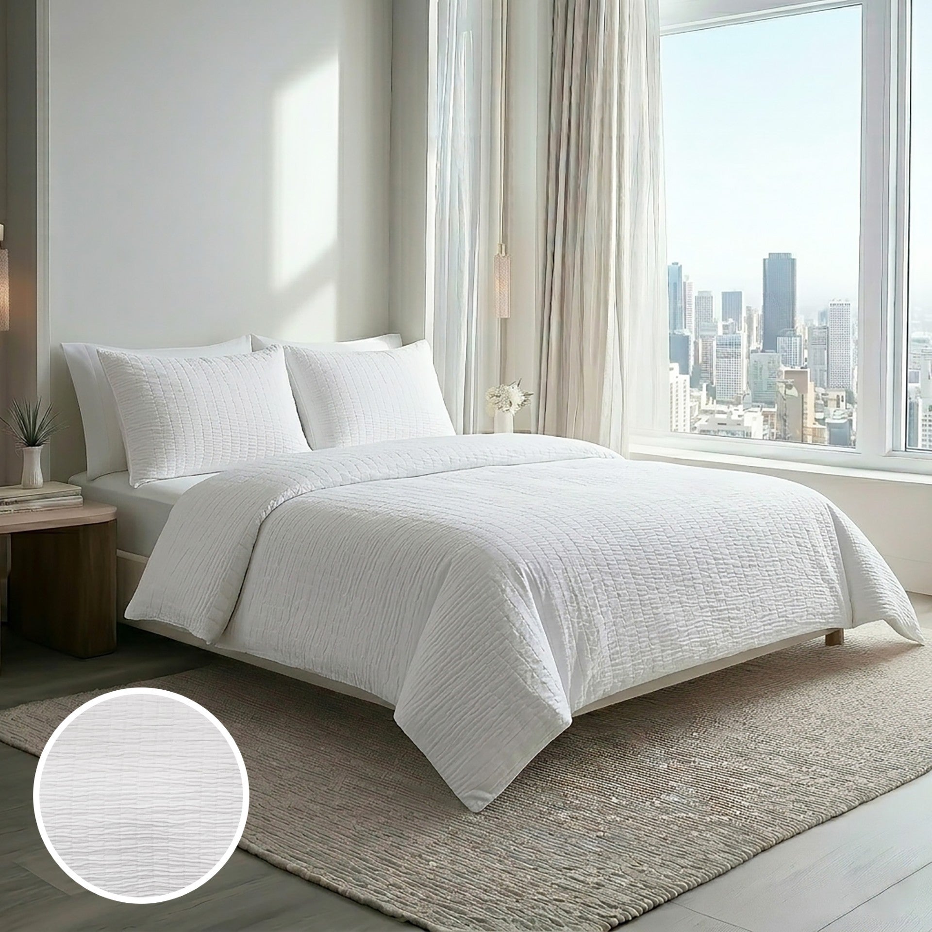 Matelasse White Collection