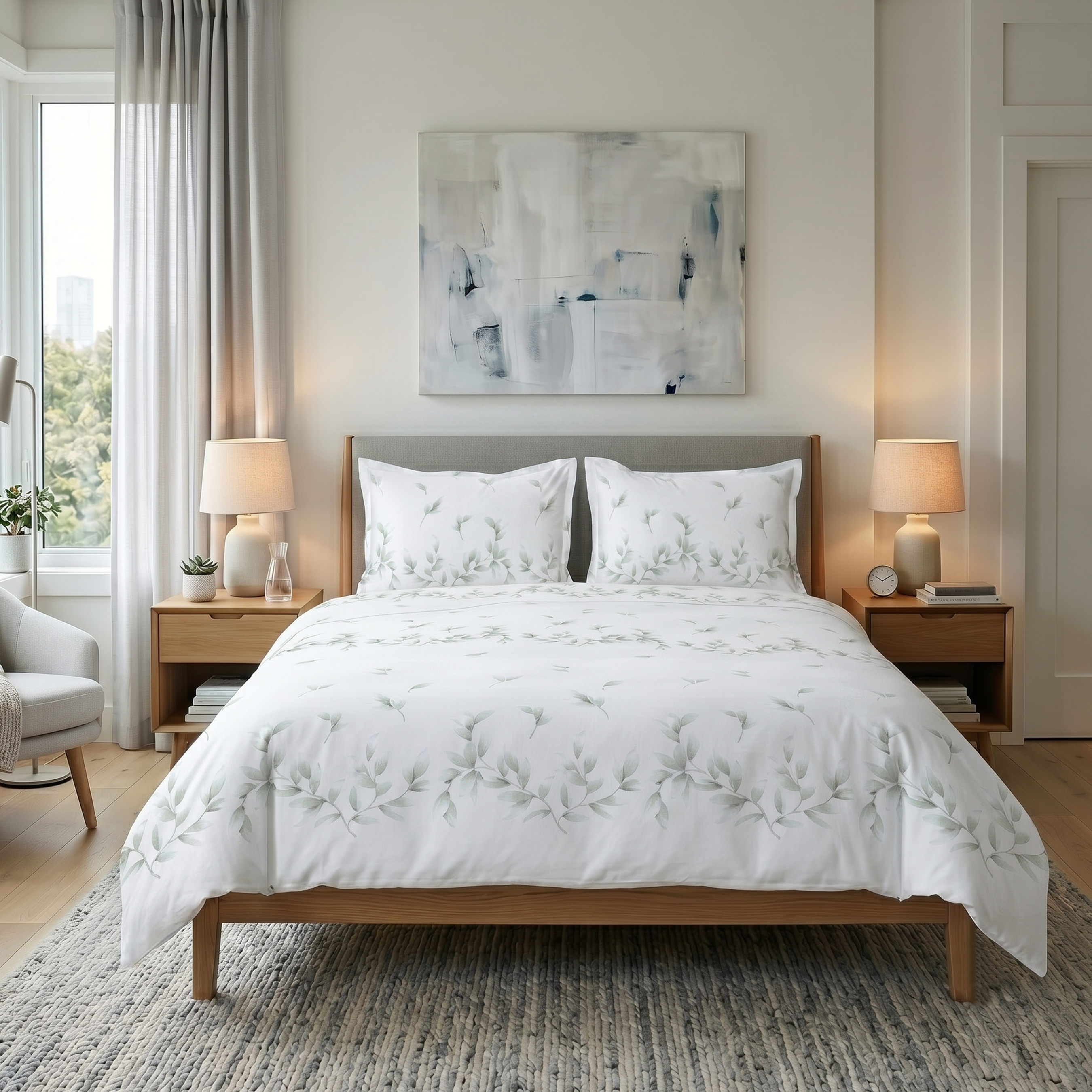 Venezia Green 4 Piece Bedding Set
