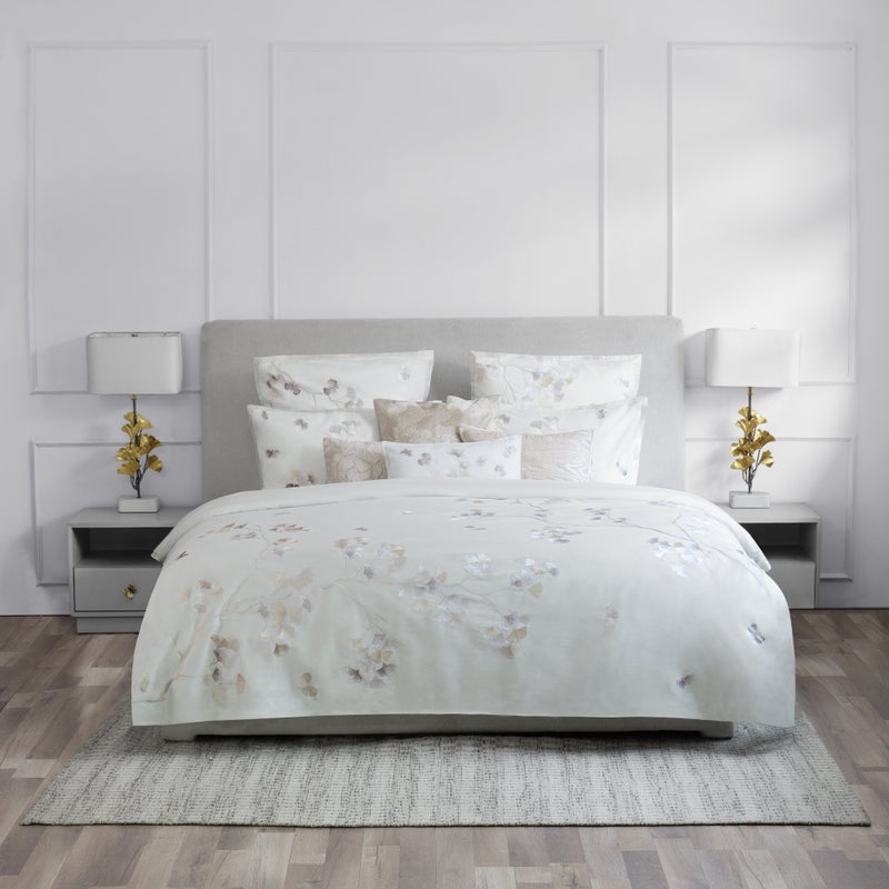 Butterfly Gingko Gold 4 Piece Bedding Set