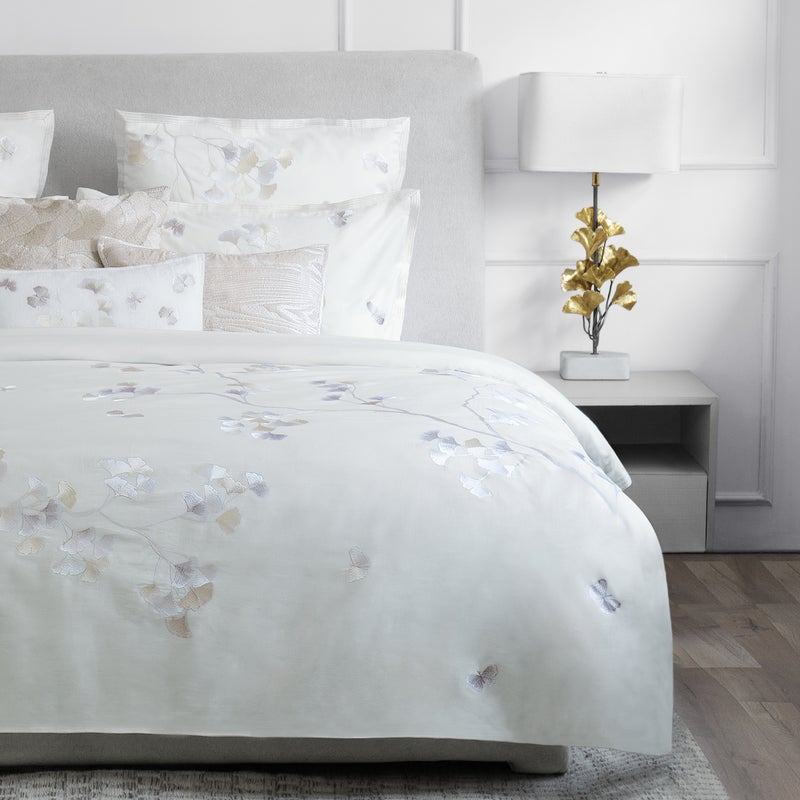 Butterfly Gingko Gold 4 Piece Bedding Set