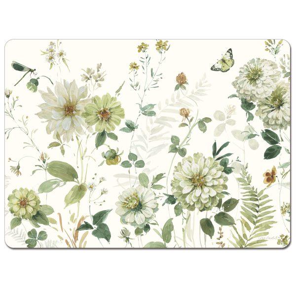 Green Fields – Hardboard Placemat - Elegant Linen