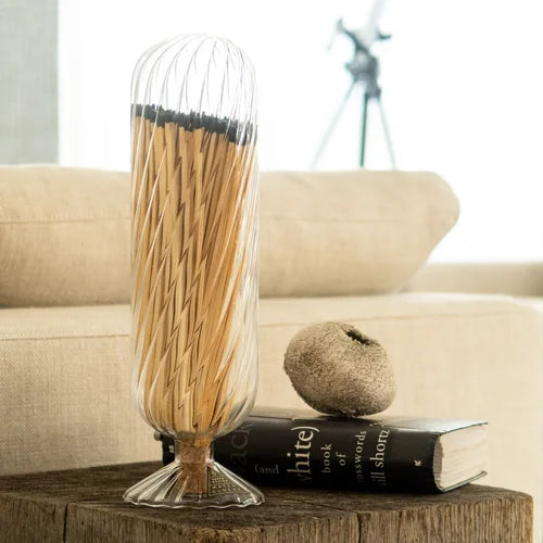 Black Helix Fireplace Match Cloche